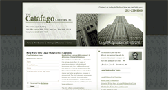 Desktop Screenshot of catafagolaw.com